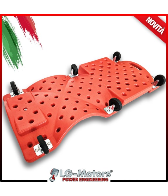 Carrello Sottoauto Officina Lettino Sdraio sotto macchina carrellino con ruote