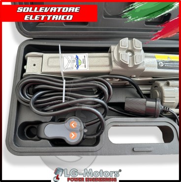 CRIC CRICCO CRICK SOLLEVATORE ELETTRICO SOLLEVAMENTO AUTO
