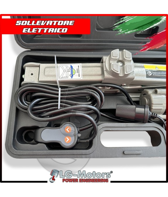 CRIC CRICCO CRICK SOLLEVATORE ELETTRICO SOLLEVAMENTO AUTO