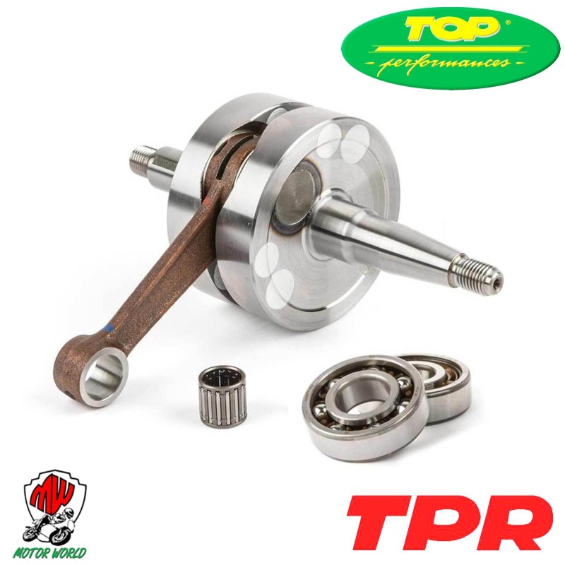 ALBERO MOTORE TOP CORSA 44mm + CUSCINETTI PER MINARELLI AM6