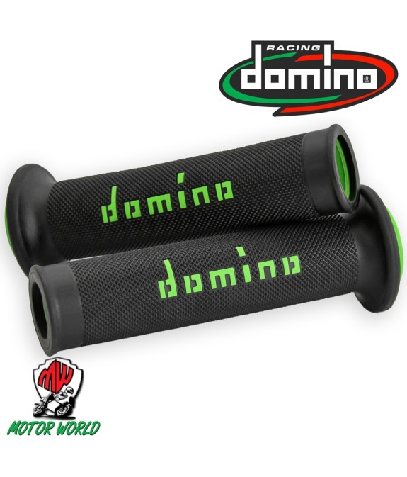 COPPIA MANOPOLE DOMINO NERE E VERDI STRADALI