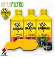 Kit tagliando Olio BARDAHL XTC 10W50 + Filtri KAWASAKI ER-6F 650 ABS 2006
