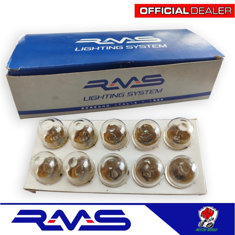 KIT 10 LAMPADINE 12 VOLT 10w LUCE BIANCA