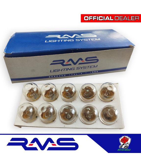 KIT 10 LAMPADINE 12 VOLT 10w LUCE BIANCA