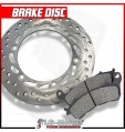 DISCO FRENO LG-MOTORS 256 X 144 SPESSORE 4.5 mm - 6 FORI SVASATI + PASTIGLIE