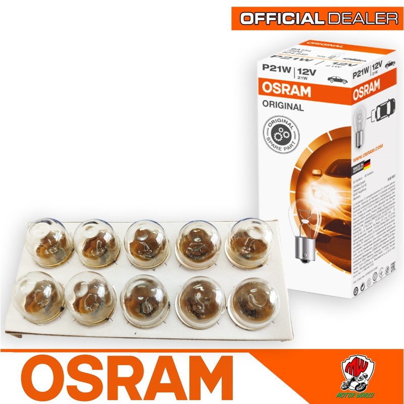 KIT 10 LAMPADINE 12 VOLT 10w LUCE BIANCA OSRAM