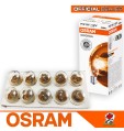 KIT 10 LAMPADINE 12 VOLT 10w LUCE BIANCA OSRAM