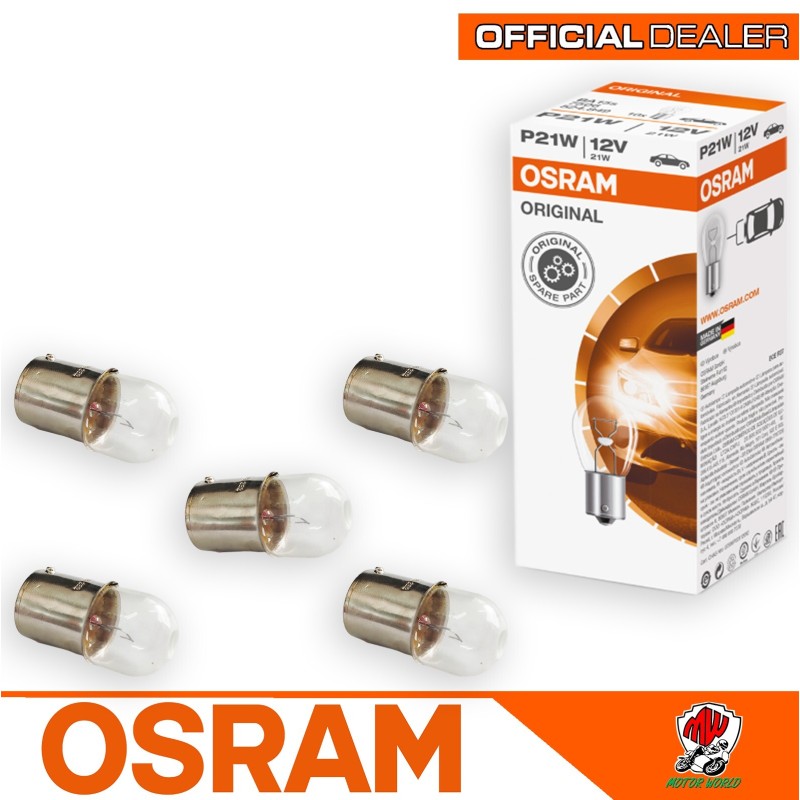 KIT 5 LAMPADINE 12 VOLT 10w LUCE BIANCA OSRAM