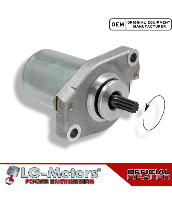 2760013 MOTORINO AVVIAMENTO STARTER MALAGUTI YESTERDAY 50 1997 1998 1999 2000
