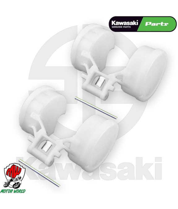 COPPIA GALLEGGIANTI CARBURATORE OEM Kawasaki EL 250 1989 Eliminator