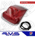FANALE POSTERIORE STOP VESPA PX 125 150 200 COMPLETO SIEM CROMATO PIAGGIO 58269R