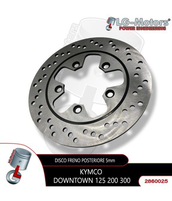 2860025 DISCO FRENO POSTERIORE LG-MOTORS PER KYMCO DOWNTOWN 125 200 300