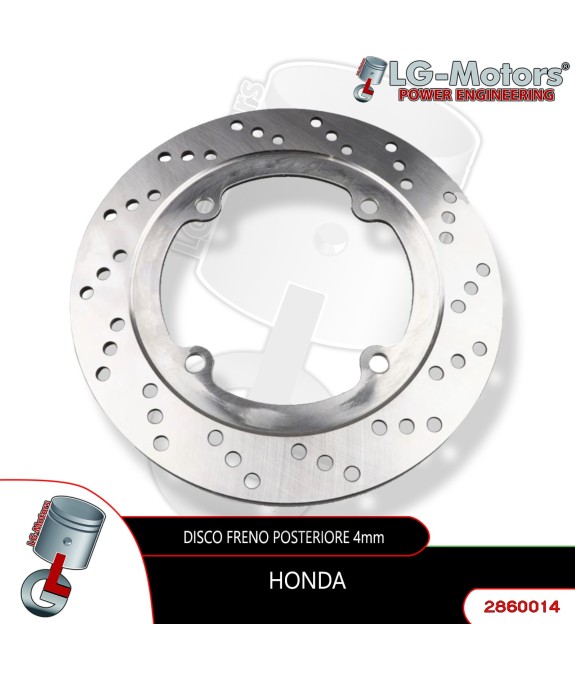 2860014 DISCO FRENO POSTERIORE LG-MOTORS PER HONDA