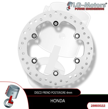 2860022 DISCO FRENO POSTERIORE LG-MOTORS PER HONDA