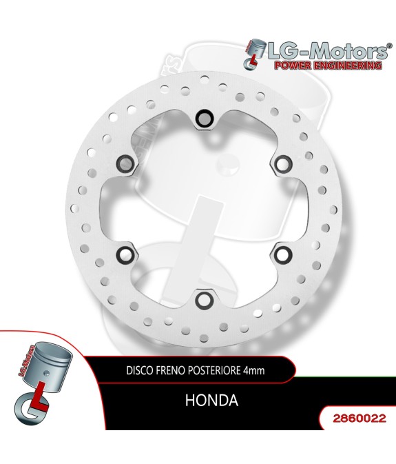 2860022 DISCO FRENO POSTERIORE LG-MOTORS PER HONDA