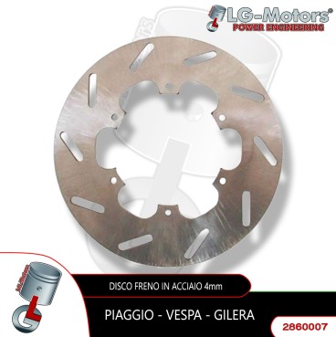 DISCO FRENO ANTERIORE LG-MOTORS PER SCOOTER PIAGGIO GILERA