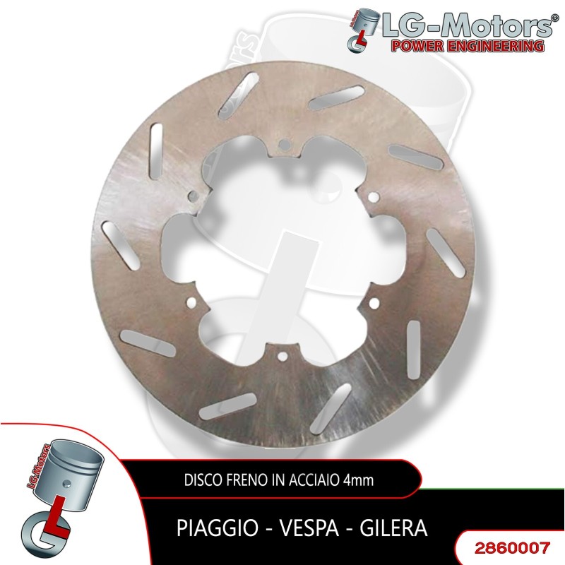 DISCO FRENO ANTERIORE LG-MOTORS PER SCOOTER PIAGGIO GILERA