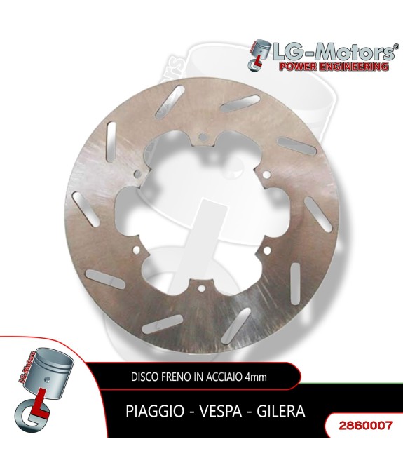 DISCO FRENO ANTERIORE LG-MOTORS PER SCOOTER PIAGGIO GILERA