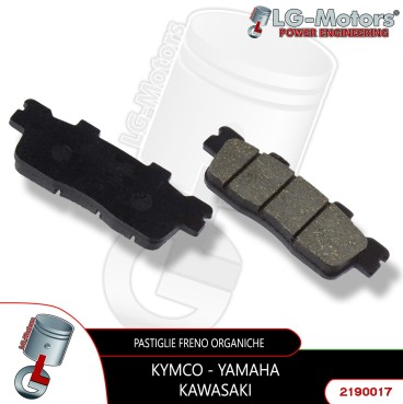 PASTIGLIE FRENO ORGANICHE LG MOTORS SCOOTER KYMCO - KAWASAKI - YAMAHA
