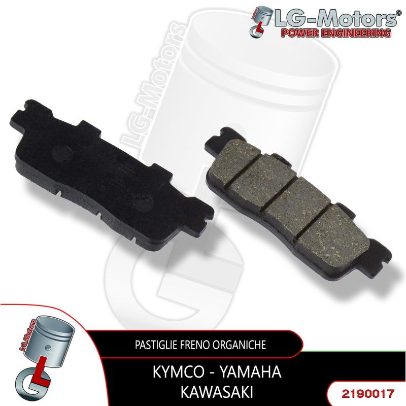 PASTIGLIE FRENO ORGANICHE LG MOTORS SCOOTER KYMCO - KAWASAKI - YAMAHA