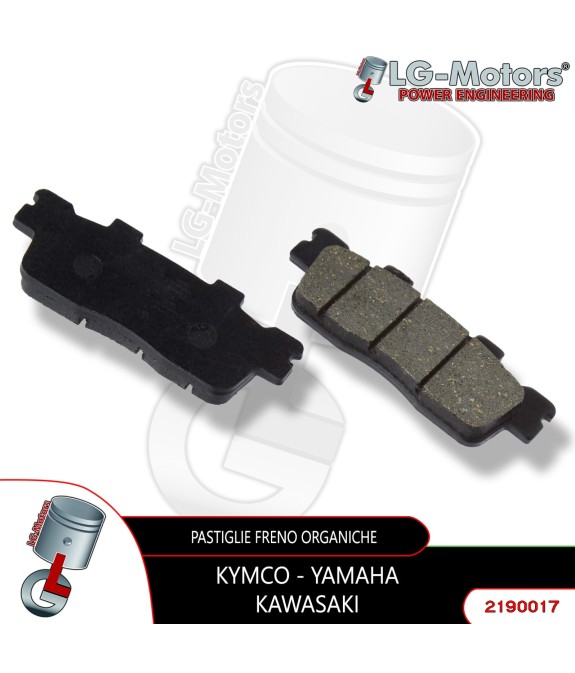PASTIGLIE FRENO ORGANICHE LG MOTORS SCOOTER KYMCO - KAWASAKI - YAMAHA