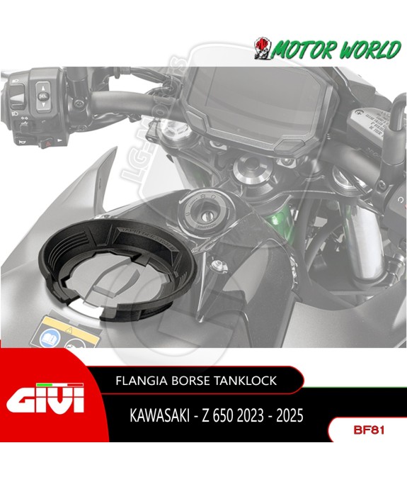 GIVI BF81 TANKLOCK FLANGIA BORSE SERBATOIO SPECIFICA KAWASAKI Z 650 2023 - 2025
