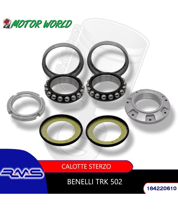 SET SERIE STERZO CUSCINETTI FORCELLA PER BENELLI TRK 502 / 702 (2017-2023)
