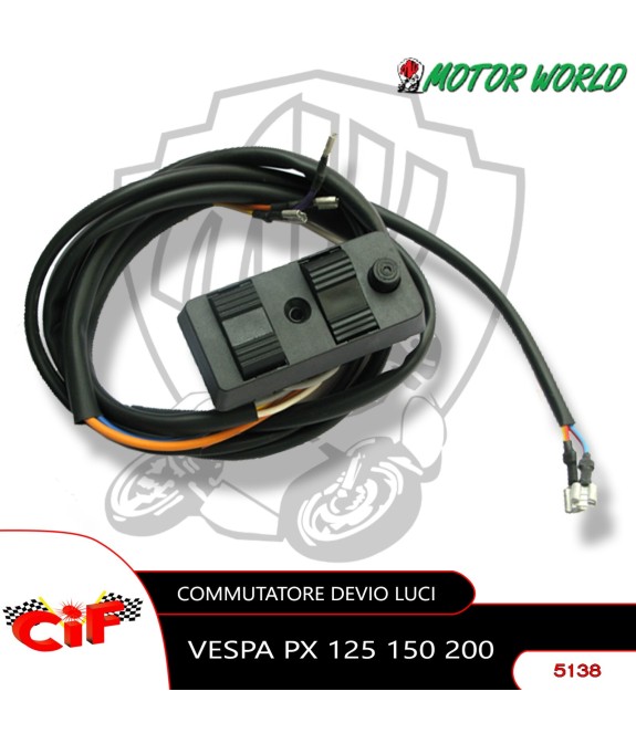 DEVIO LUCI PIAGGIO VESPA PX 125 E ARCOBALENO 1981 1982 1983 1984