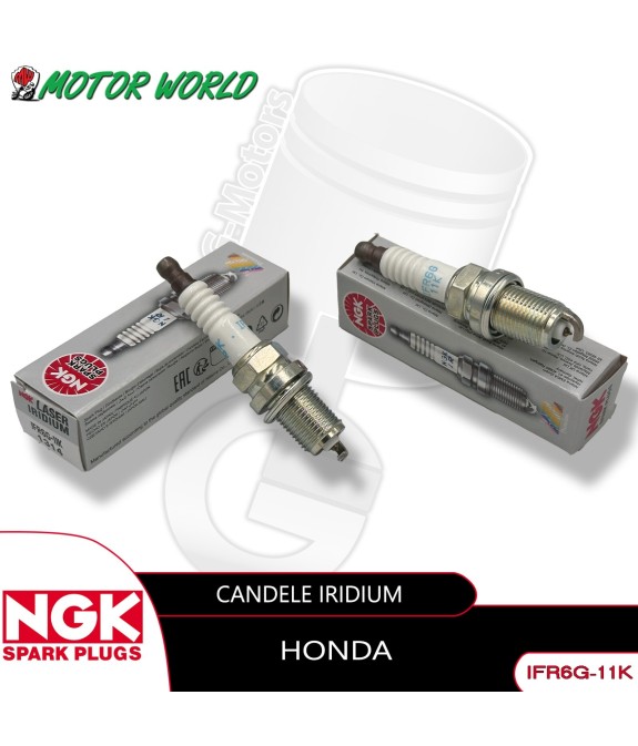 KIT 2 CANDELE LASER IRIDIUM NGK IFR6G-11K HONDA X-ADV 750 DCT D ABS 2019 2020