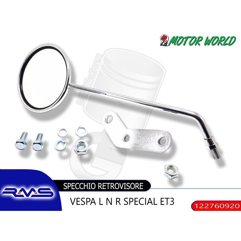 SPECCHIETTO SINISTRO SPECCHIO VESPA 50 SPECIAL N L R PK PRIMAVERA PX 125 150 200