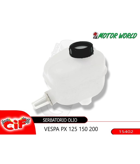 Serbatoio olio miscelatore per VESPA PX 125 150 200 cc dal 1981 al 2012