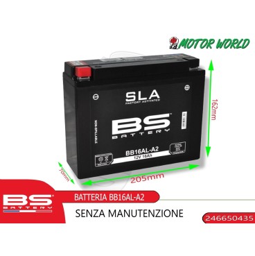BS BATTERY BATTERIA SENZA MANUTENZIONE BB16AL-A2