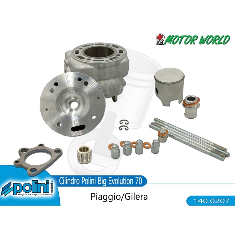 140.0207 KIT GRUPPO TERMICO PIAGGIO ZIP SP H2O Ø.47,6 CORSA 39,3 BIELLA 85