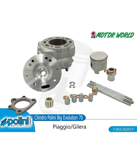 140.0207 KIT GRUPPO TERMICO PIAGGIO ZIP SP H2O Ø.47,6 CORSA 39,3 BIELLA 85
