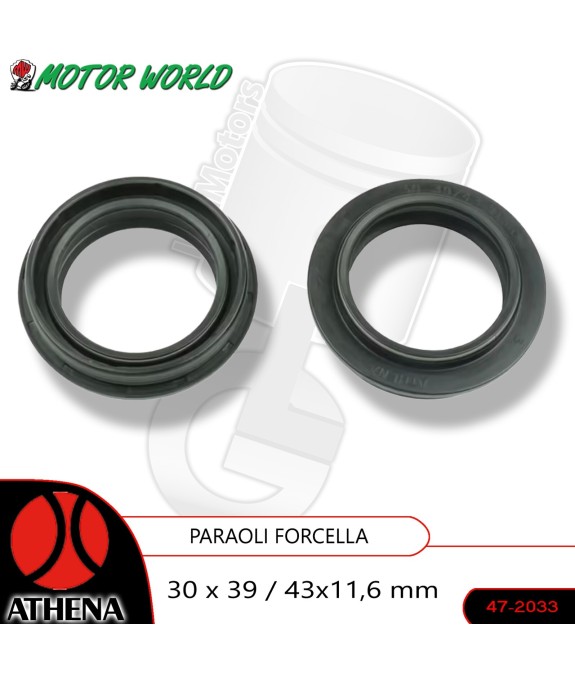 KIT COPPIA PARAOLI FORCELLA ATHENA 30 x 39 x 43-11,6 mm