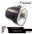 FARO FANALE GRUPPO OTTICO ANTERIORE ABS NERO PIAGGIO SI FL MONO VARIATORE