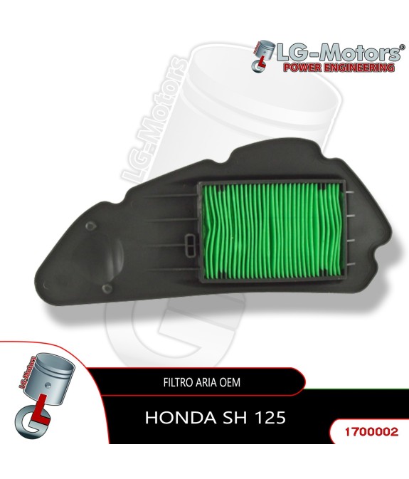 FILTRO ARIA LG MOTORS RIF. 17210K01900 PER HONDA 125 SH IE ABS (JF41E) 2017