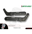COPPIA FIANCATINE LATERALI BANDINE NERO PER PIAGGIO CIAO 50 SENZA VARIATORE