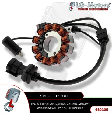 STATORE 12 POLI TRIFASE PIAGGIO Vespa Sprint Sport E5 150 2020 2021 2022