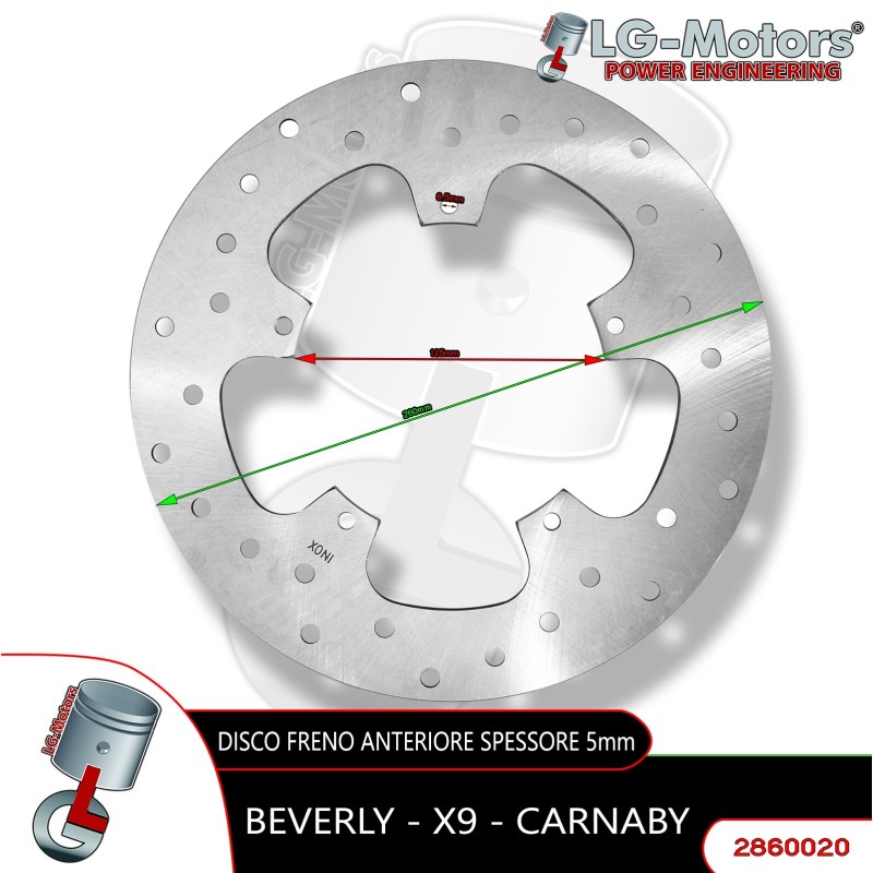 DISCO FRENO POSTERIORE PIAGGIO CARNABY CRUISER 300 2009 IN POI DISCO FRENO POSTERIORE PIAGGIO CARNABY CRUISER 300 2009 IN POI