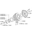 Kit cilindro POLINI 135cc Evolution - ghisa nodulare, Ø 58,0 mm, corsa 51mm