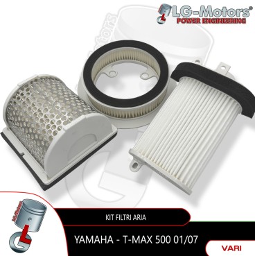 KIT TAGLIANDO FILTRI ARIA OLIO + CANDELE NGK YAMAHA TMAX T MAX 500 2001 2007