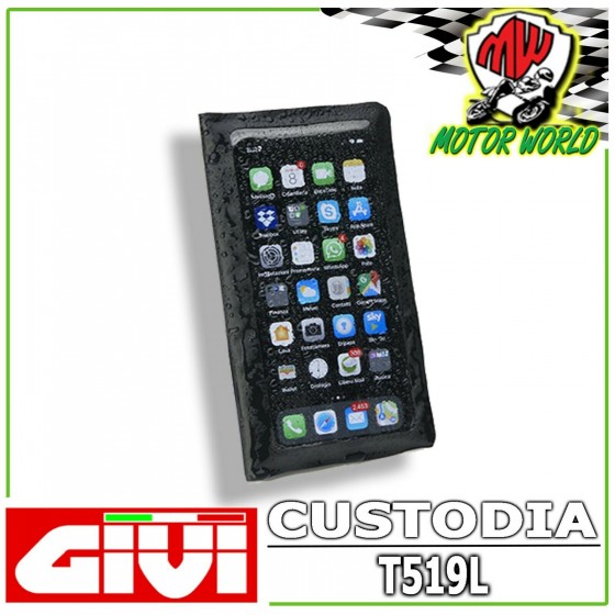 CUSTODIA [GIVI] T519L IMPERMEABILE PER SMARTPHONE - ABBINABILE S920L SMART CLIP