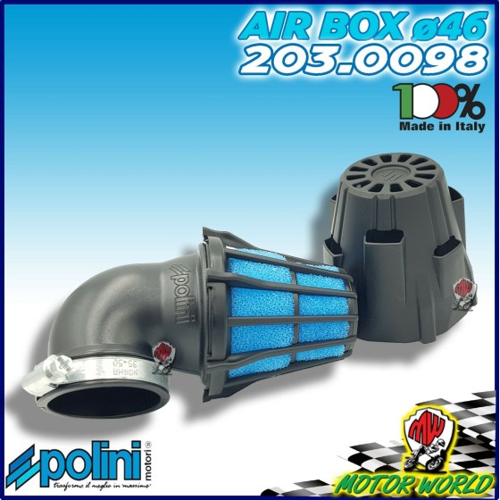 203.0160 Filtro Aria Polini Big Evo Universale - Conico - Polini - -un