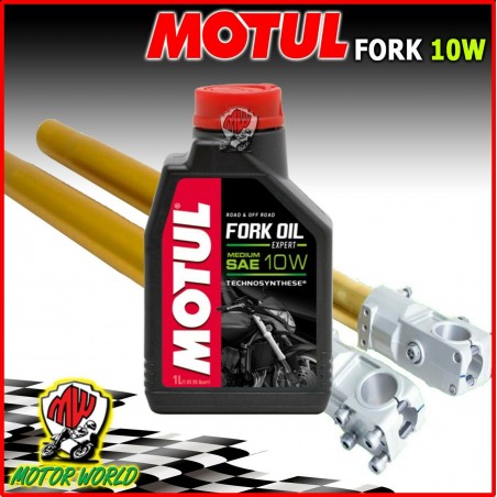 Olio Forcella Motul Fork Oil Expert Medium/Heavy 15W Technosynthese 1 litro lt