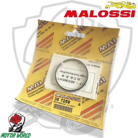 Segmenti MALOSSI 357259 47 x 1,5 mm. Fasce Cromate Piaggio Aprilia Yamaha MBK