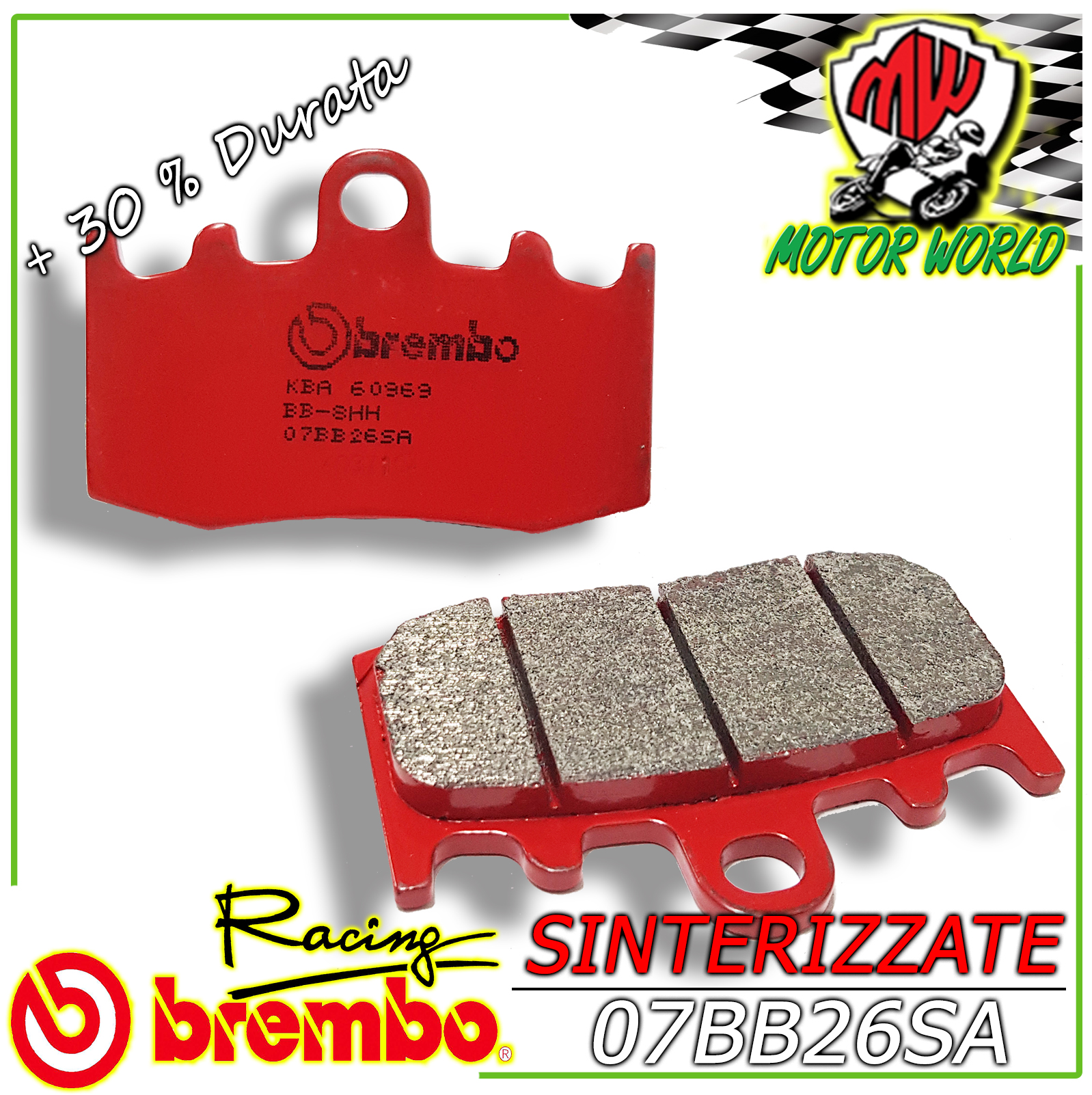 Plaquettes De Frein Avant BREMBO SA Sinter Pour BMW R 1200 RT 2006 06 07BB26SA Plaquettes De Frein Avant BREMBO SA Sinter Pour BMW R 1200 RT 2006 06 07BB26SA