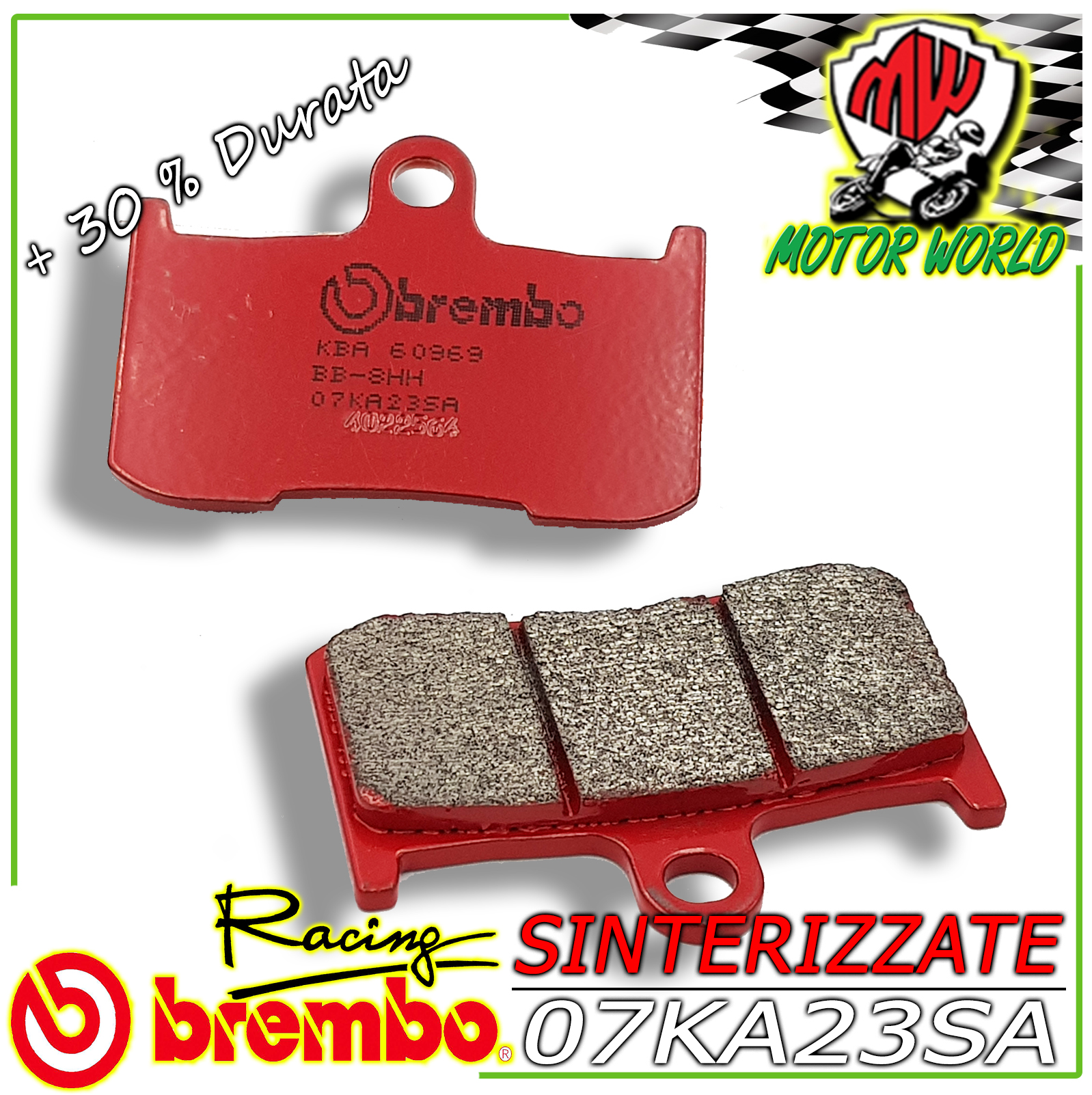 07KA23SA Pastillas Brembo Sinter Anteriores Suzuki GSX B King 1340