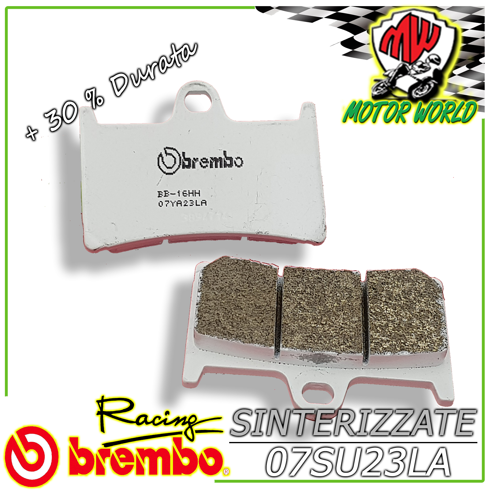 Pastiglie Anteriori BREMBO SA Sinter Per YAMAHA YZF R6 600 2001 01 07YA23SA