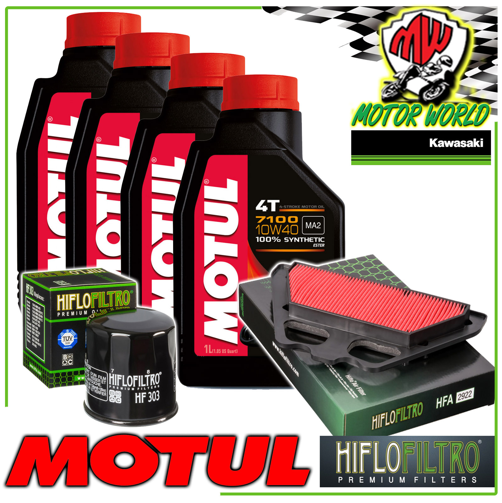 FILTRO OLIO HIFLO HF204 KAWASAKI Z900 Z 900 2017 2018 2019